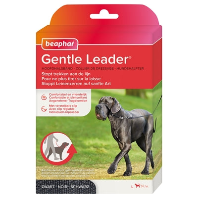 BEAPHAR GENTLE LEADER BLACK LARGE