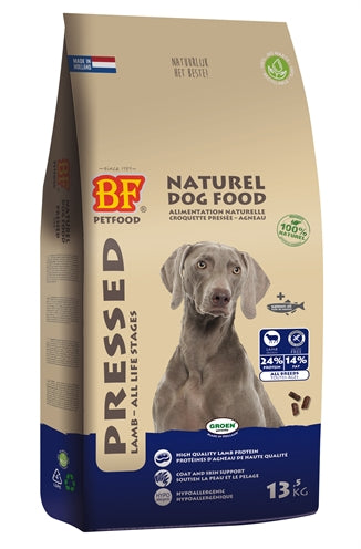 BF Petfood Agneau/Riz Pressé Premium 13,5 kg