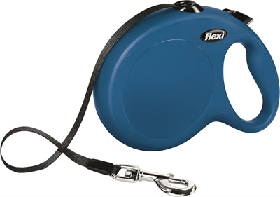 FLEXI Classic Tape Retractable Leash Blue L 8 m