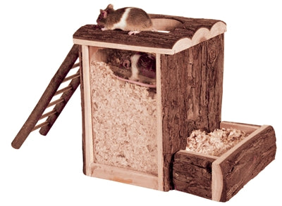 TRIXIE Natural Living Hamsterspeeltoren 25 x 20 x 24 cm
