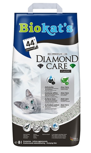 Litière pour chat BIOKAT'S Diamond Care Classic 8 L
