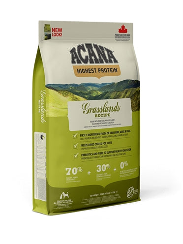 ACANA Highest Protein Grasslands Chien 11,4 kg