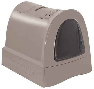IMAC ZUMA kattenbak met uitschuifbare lade, taupe, 40 x 56 x 42,5 cm