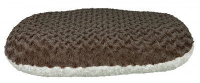 TRIXIE OVAL CUSHION KALINE GRAY/WHITE 70x47 cm
