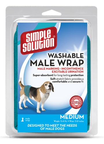 Simple Solutions washable belly band for male dogs, medium 30-58 cm