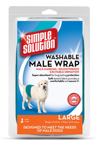 SIMPLE SOLUTIONS WASBARE MALE BELLY BAND GROOT 48-59 CM
