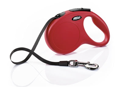 FLEXI retractable leash Classic Tape red M 5 m