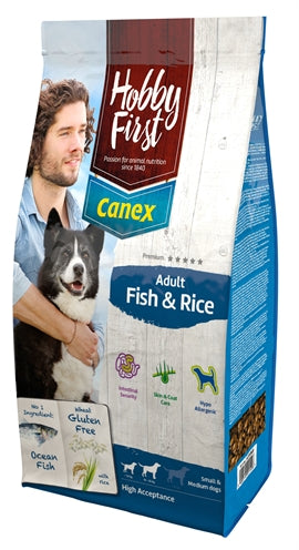 HobbyFirst Canex Adult Fish & Rijst 12 kg