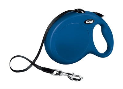 FLEXI Classic Tape Retractable Leash Blue L 5 m