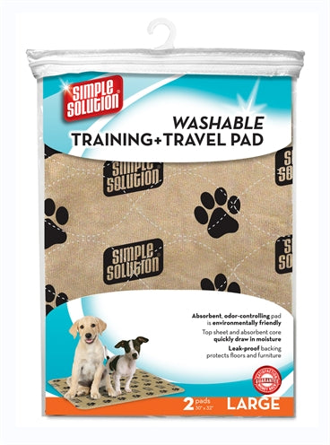 Simple Solution washable puppy training pads, 2 pcs, 76 x 81 cm