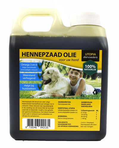 Hennepzaadolie 1 L