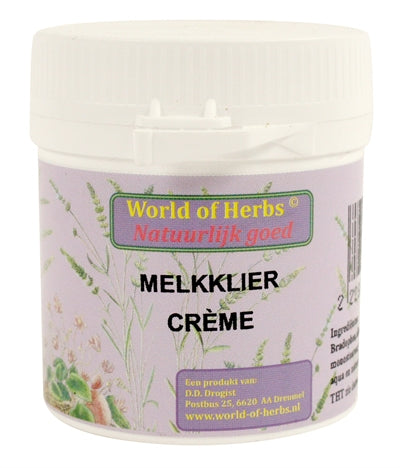 WORLD OF HERBS Fytotherapie Borstkliercrème 50 g