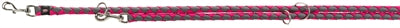 TRIXIE CAVO adjustable dog leash fuchsia/grey 200 x 1.8 cm