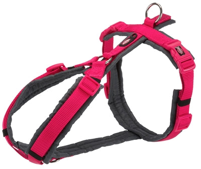 TRIXIE HARNAIS PREMIUM TREKKING FUCHSIA / GRIS 62-74 x 2,5 cm