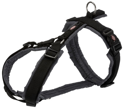TRIXIE HARNAIS POUR CHIEN PREMIUM TREKKING NOIR/GRIS 53-64 x 2 cm