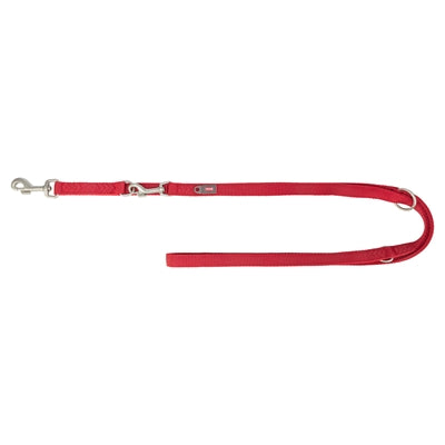 LAISSE TRIXIE POUR CHIEN PREMIUM DOUBLE-PIQÛRE RÉGLABLE ROUGE 200 x 2 cm