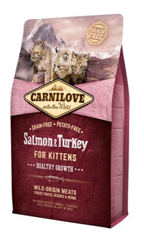 CARNILOVE Saumon & Dinde pour Chaton 2 kg