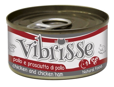 VIBRISSE Chat Poulet / Jambon 24 x 70 g