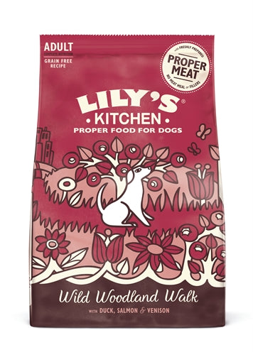Lily's Kitchen Hondenvoer Volwassen - Eend / Zalm / Hert, 7 kg