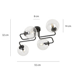 "BRENDI 4 BL TRANSPARENT" translates to "BRANDY 4 CL TRANSPARENT"