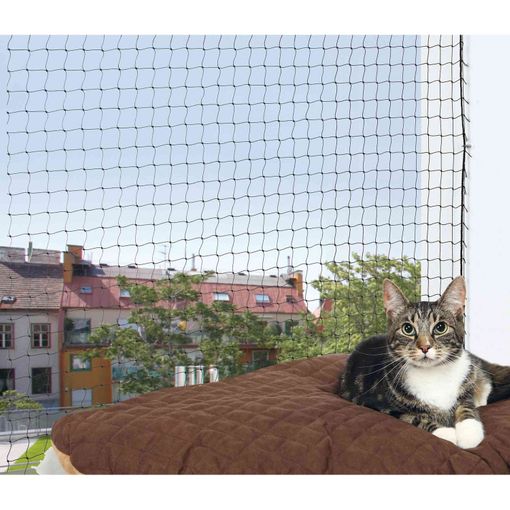 TRIXIE kattenbeschermingsnet zwart 3 x 2 m