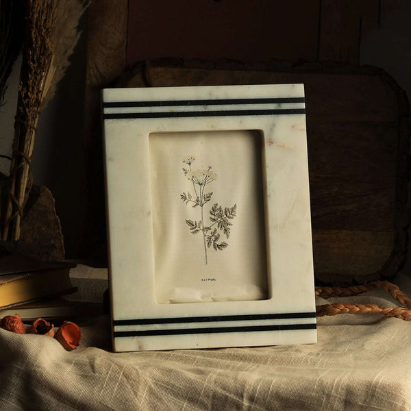 Rhaenyra Marmeren Fotolijst 13x18 cm - Premium Natuurstenen Fotolijst voor Thuis & Kantoordecoratie