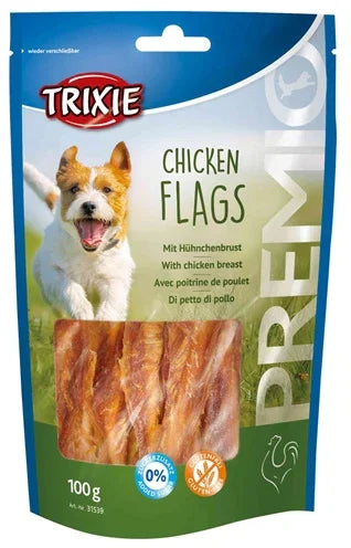 TRIXIE PREMIO CHICKEN FLAGS 220 x 22 g
