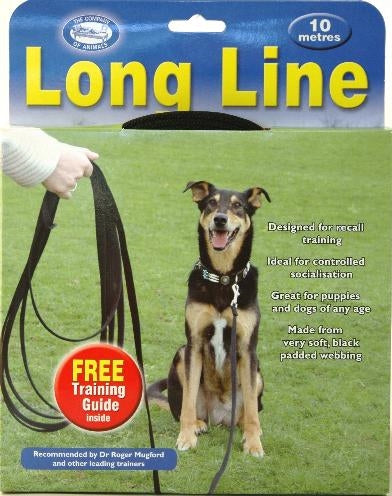 COA CLIX leash black 10 m