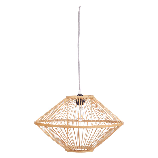 UFO pendant lamp natural bamboo Ø45cm H28cm