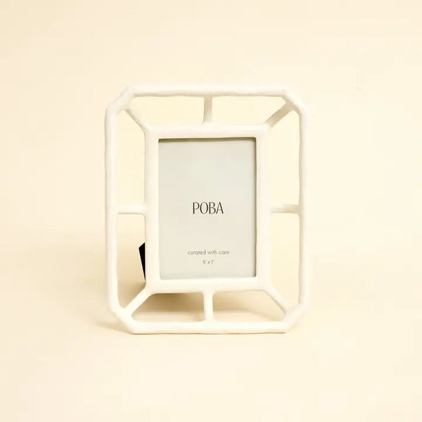 Cadre photo Modern Mesh 5x7 – Décoration élégante pour bureau et étagère