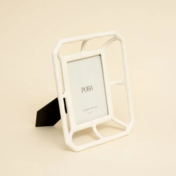 Cadre photo Modern Mesh 5x7 – Décoration élégante pour bureau et étagère