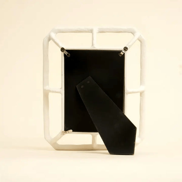 Cadre photo Modern Mesh 5x7 – Décoration élégante pour bureau et étagère