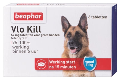 BEAPHAR FLEA KILL+ LARGE DOG FROM 11 KG 6 TABLETS