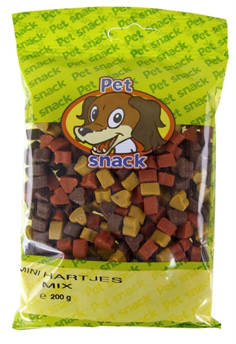 PETSNACK Mini Cœurs Mélange 14 x 200 g