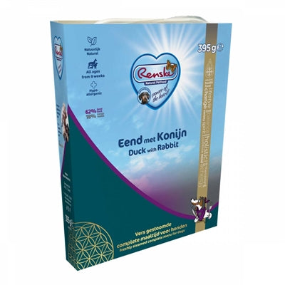Renske viande fraîche canard / lapin 10 x 395 g