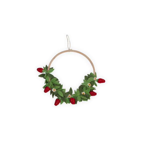 Kidsdepot wreath Flower Hoop Strawberry - red