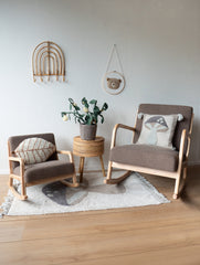 Kidsdepot rocking chair Arvin - taupe