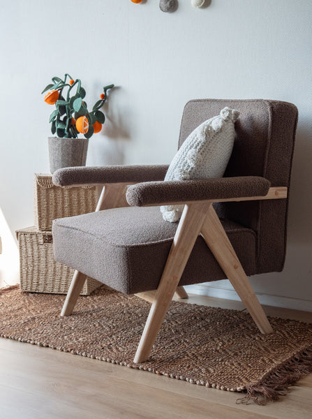 Kidsdepot fauteuil Anouk - taupe