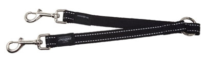 ROGZ FOR DOGS Fanbelt Splitter Noir 20 mm x 33 cm