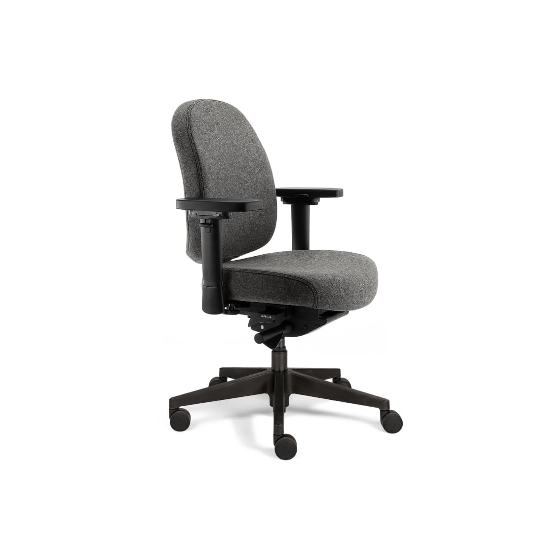 Sit And Move Therapod X Compact Mid Grey - Office Chair Wool Felt Fenice