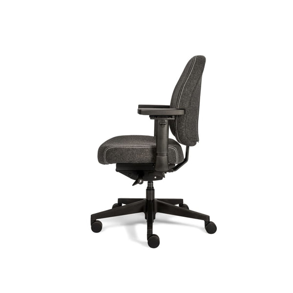 Sit And Move Therapod X Compact Dark Gray - Office Chair Wool Felt Fenice