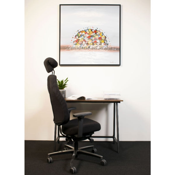 "Sit And Move Therapod X Standard Black - Mirage upholstery office chair"