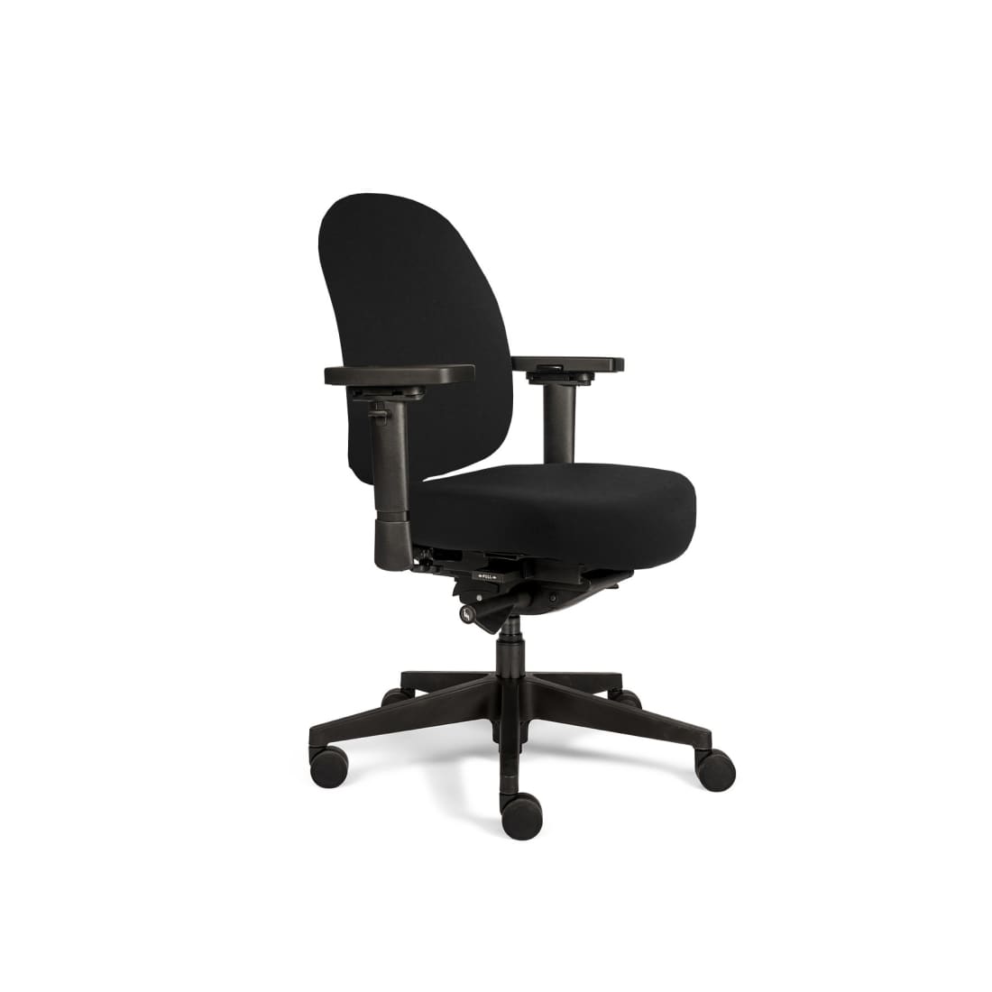 Sit And Move Therapod X Compact Black - Office Chair Wool Felt Fenice