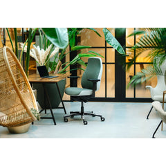 Sit And Move Therapod X2 Olive - Fauteuil de bureau Facet Laine Olive/Gris cendré