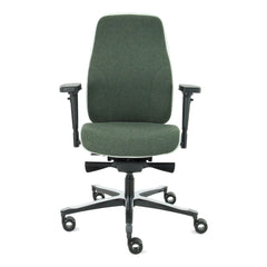 Sit And Move Therapod X2 Olive - Fauteuil de bureau Facet Laine Olive/Gris cendré