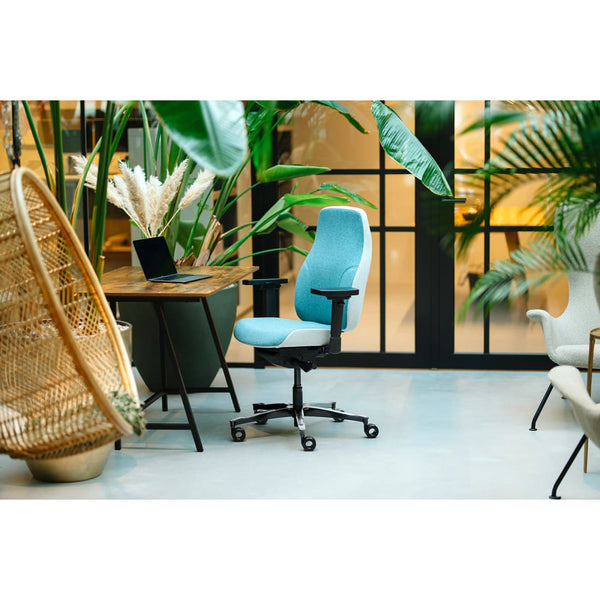 "Chaise de bureau Sit And Move Therapod X2 Azure Facet Wool Azure/Ashgrey"
