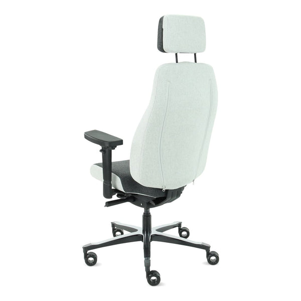 Headrest Grey - Office Chair Facet Wool Mid Grey/Ash Grey
