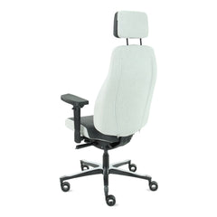 Headrest Grey - Office Chair Facet Wool Mid Grey/Ash Grey