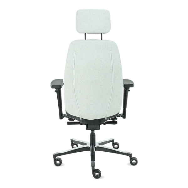 Headrest Grey - Office Chair Facet Wool Mid Grey/Ash Grey