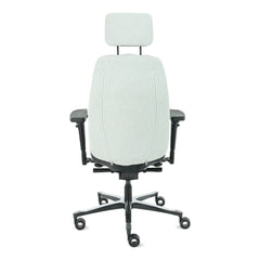 Headrest Grey - Office Chair Facet Wool Mid Grey/Ash Grey